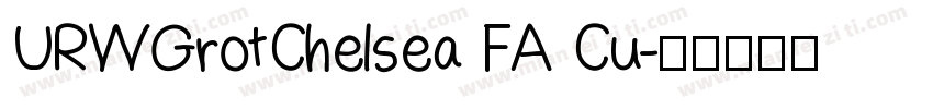 URWGrotChelsea FA Cu字体转换